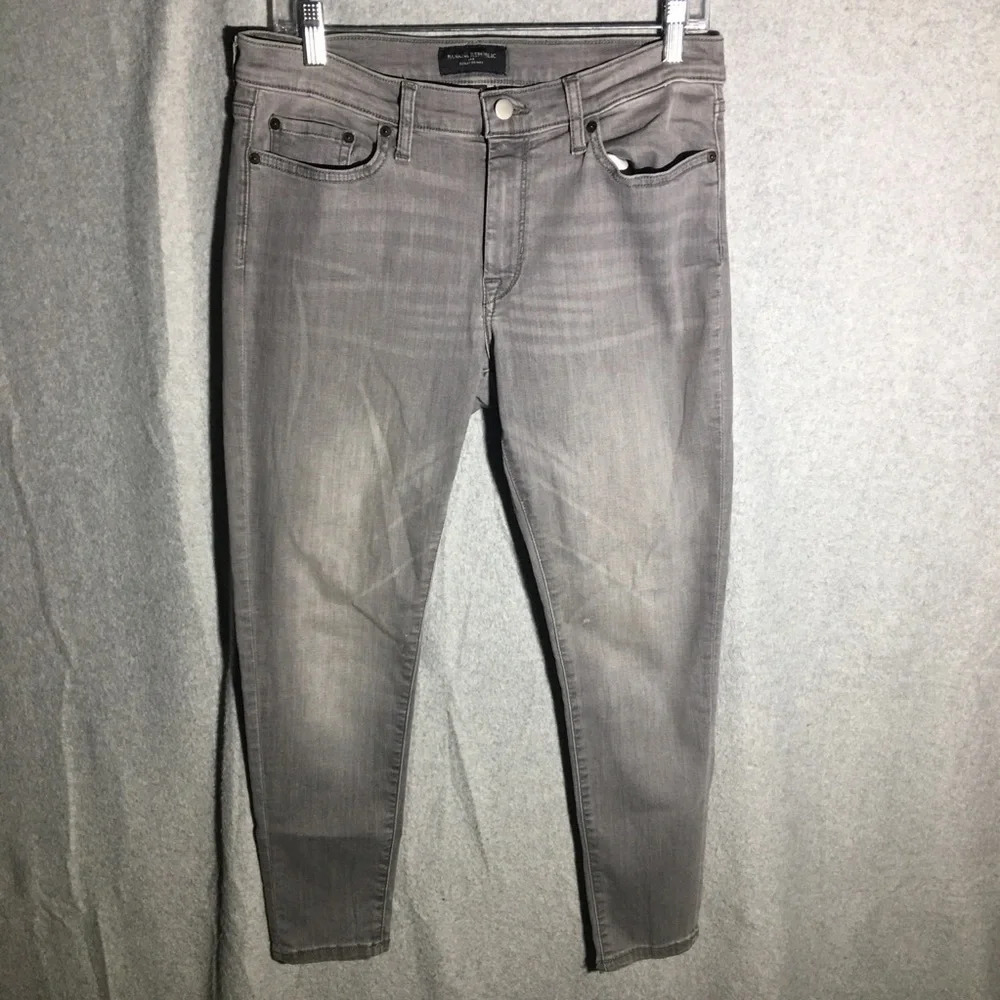 Womens Banana Republic Jeans Grey Sculpt Skinny Neutral Casual Work Office